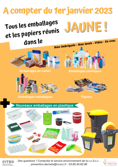 Extensions des consignes de tri